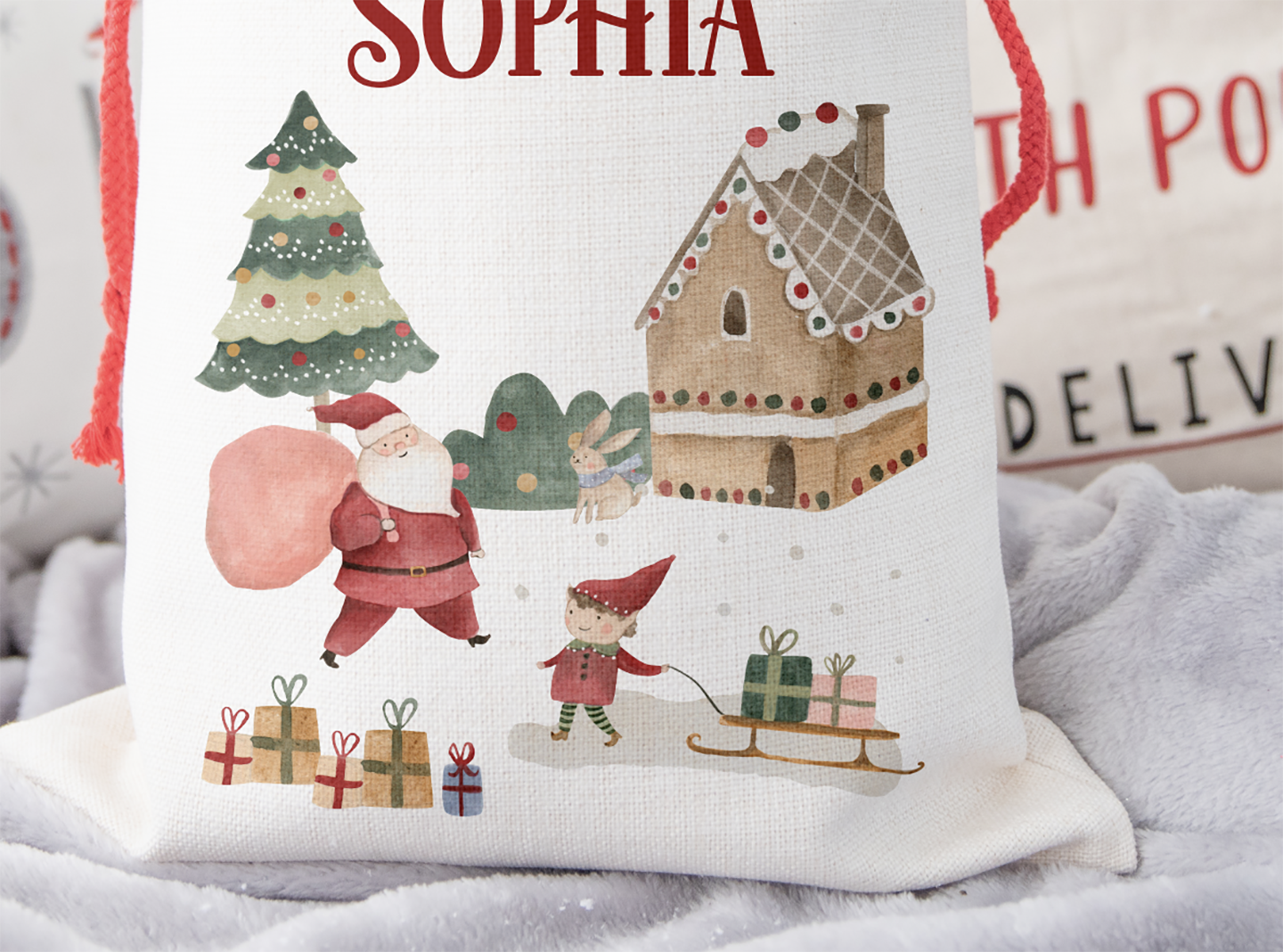 PERSONALISED CHRISTMAS SACK | Santa's Village
