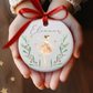 Personalised Ceramic Tree Decoration | Sugarplum Fairy