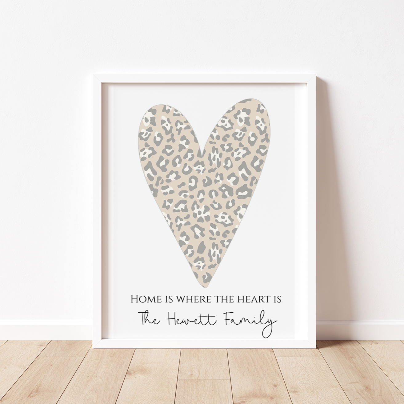 Home is Where The Heart Is | Animal Print
