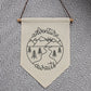 ADVENTURE AWAITS Linen Hanging Pennant