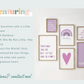 Girls Gallery Wall Print Set | Purples