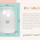 Personalised Mini Vase | Heart Design