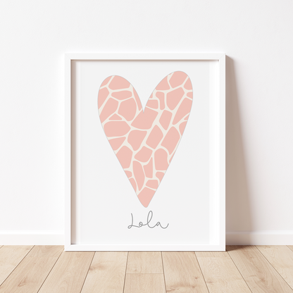 NAMED HEART | Animal Print