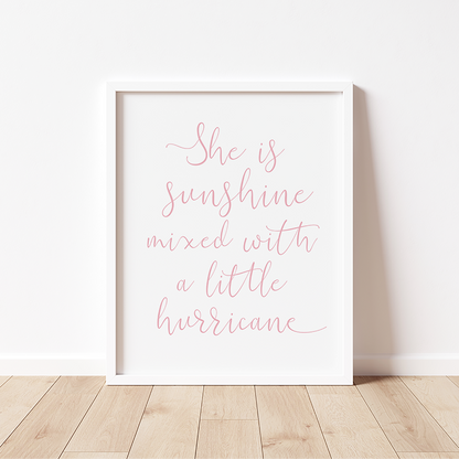 PRINT SET | Named Rainbow & She is Sunshine