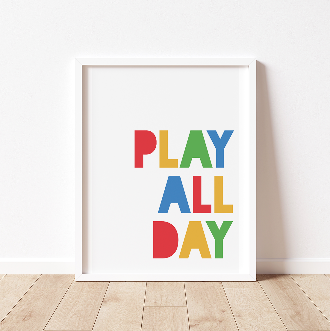PLAY ALL DAY Print