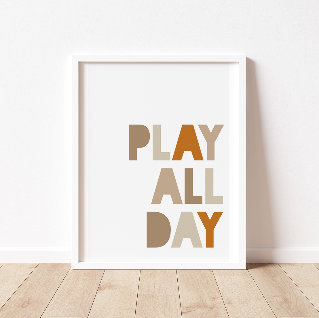 PLAY ALL DAY Print