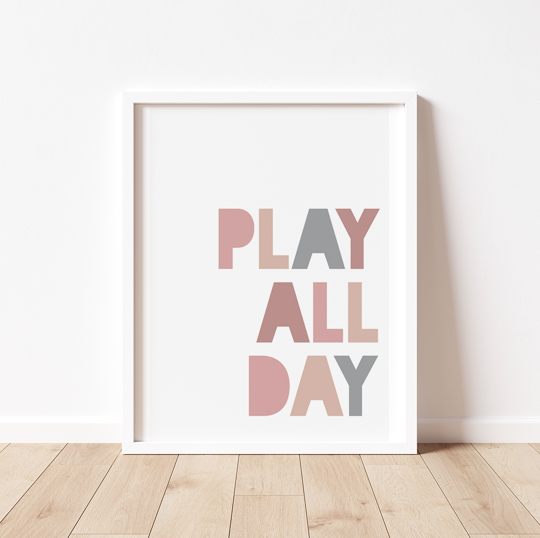 PLAY ALL DAY Print