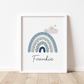 PERSONALISED Cute Rainbow Print