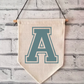 Varsity Initial Wall Pennant/Banner