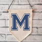 Varsity Initial Wall Pennant/Banner