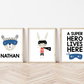 SUPERHERO ANIMAL PRINT