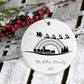 Personalised Ceramic Tree Decoration | Santa's Sleigh