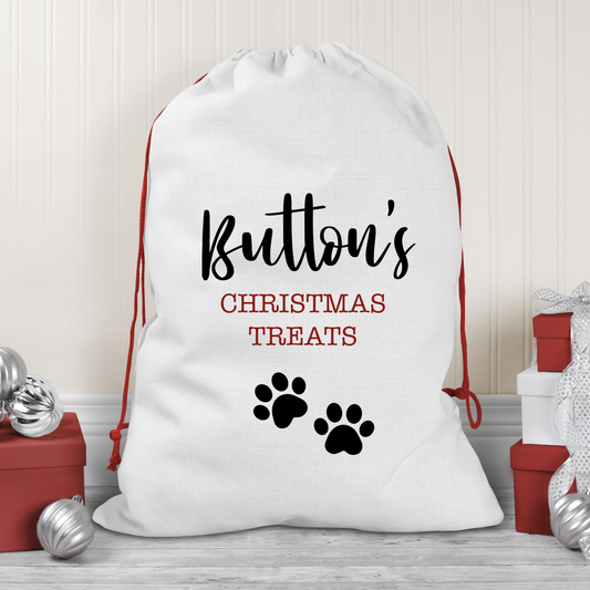PERSONALISED CHRISTMAS SACK FOR PETS