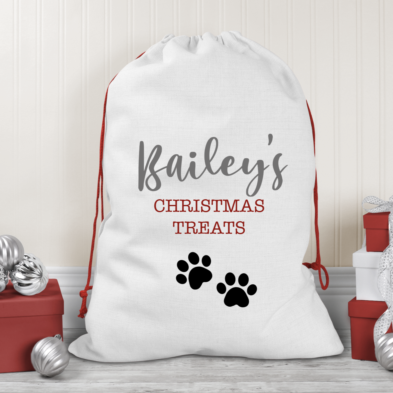 PERSONALISED CHRISTMAS SACK FOR PETS