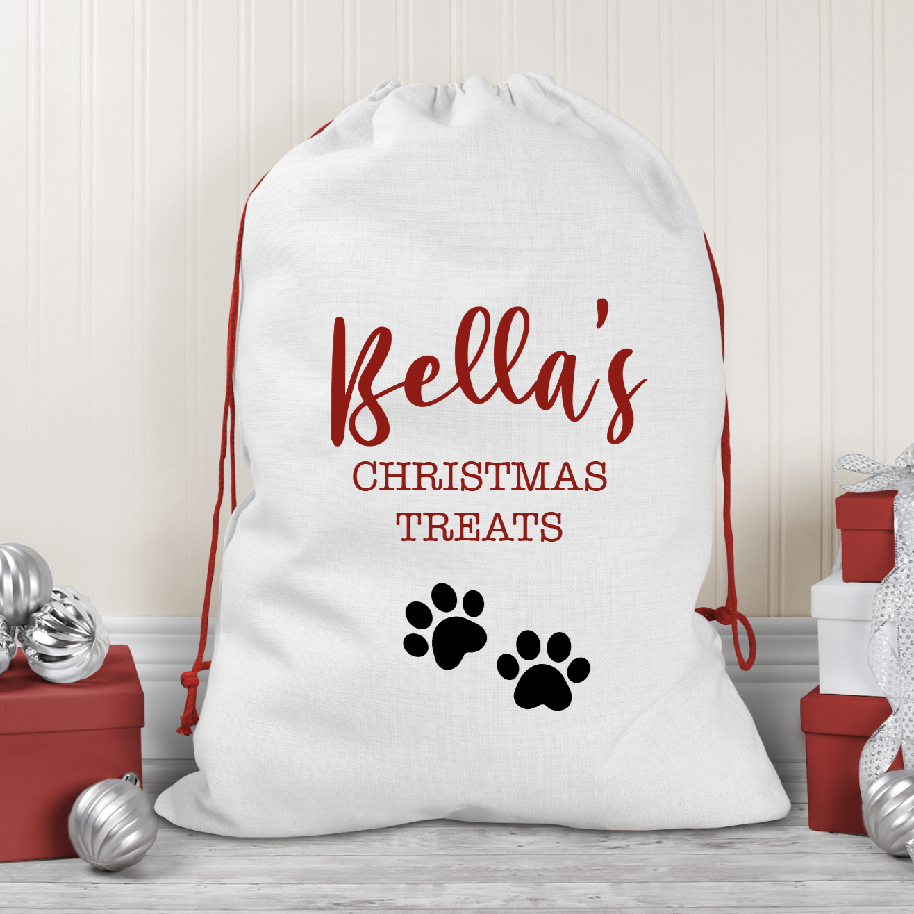 PERSONALISED CHRISTMAS SACK FOR PETS