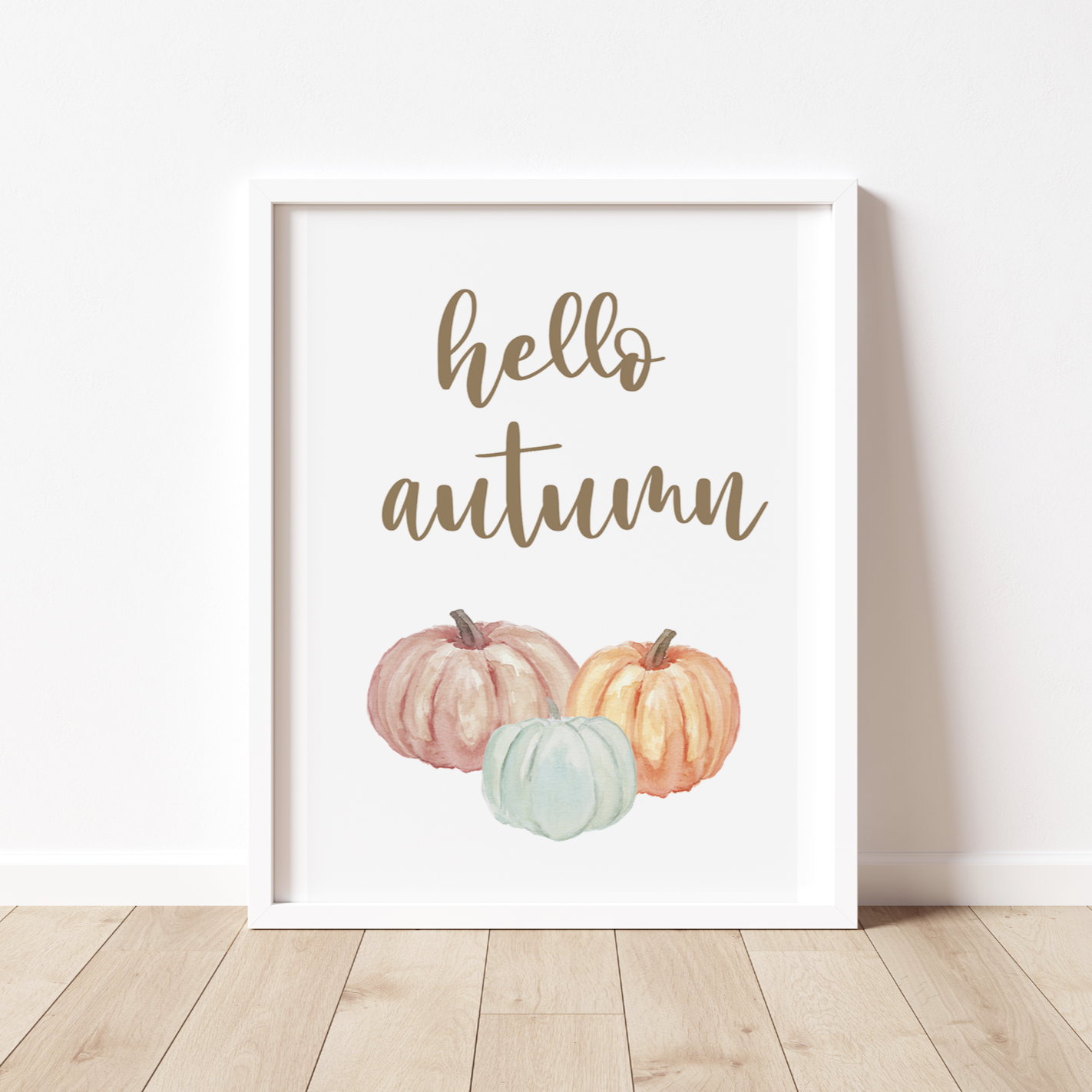 Hello Autumn / Hello Pumpkin Print