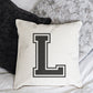 PERSONALISED VARSITY INITIAL Cushion
