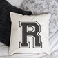 PERSONALISED VARSITY INITIAL Cushion