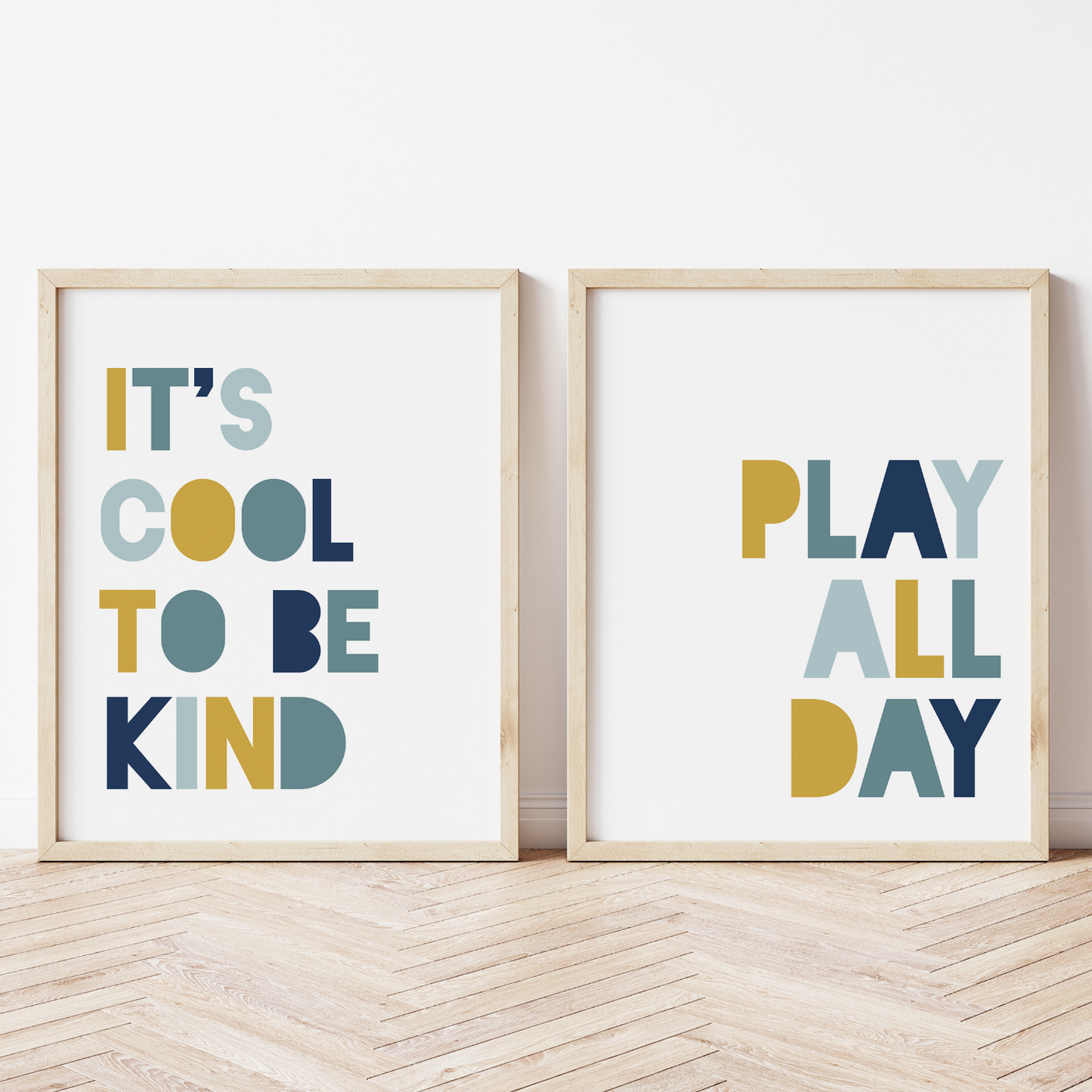 PRINT SET | Cool to be Kind & Play All Day