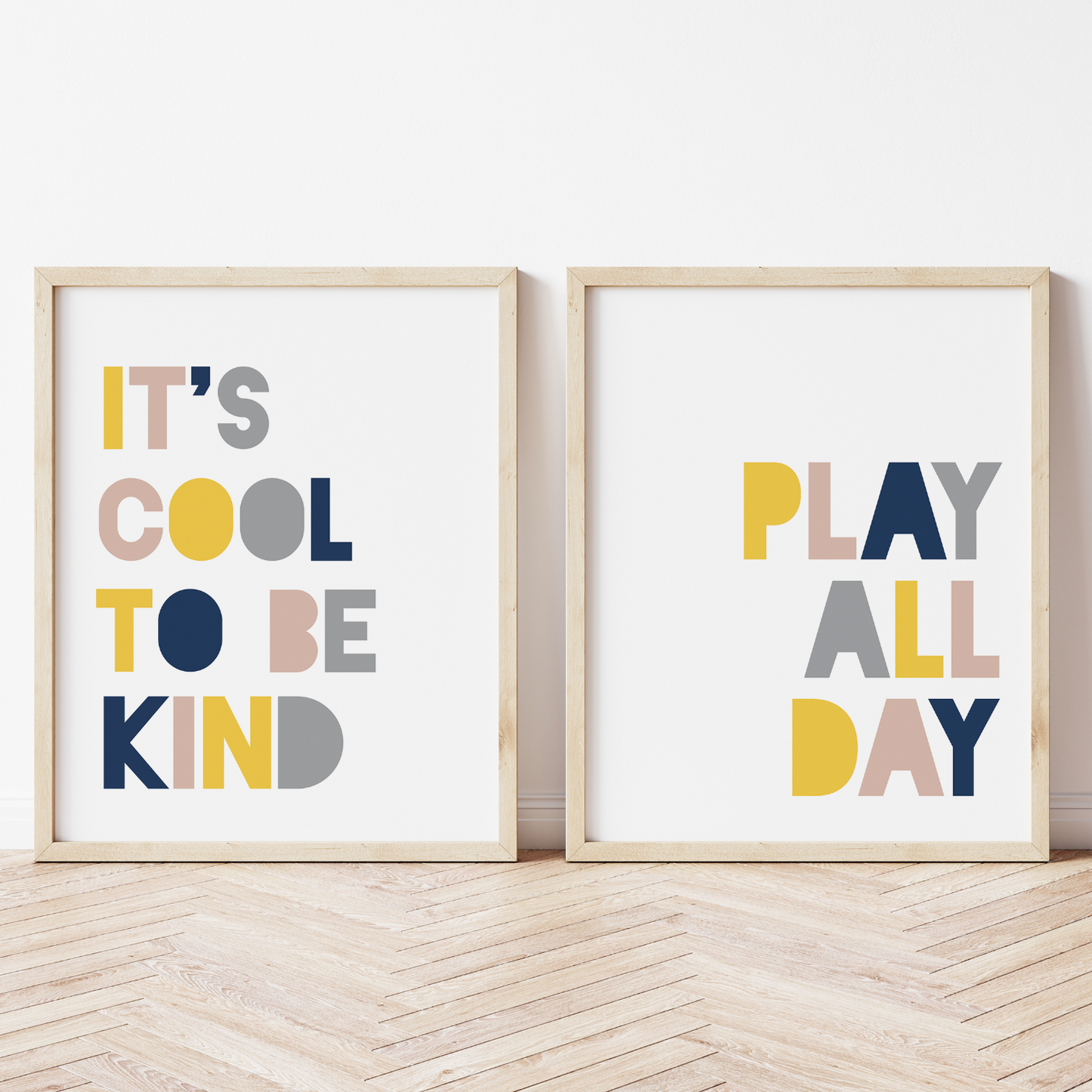 PRINT SET | Cool to be Kind & Play All Day