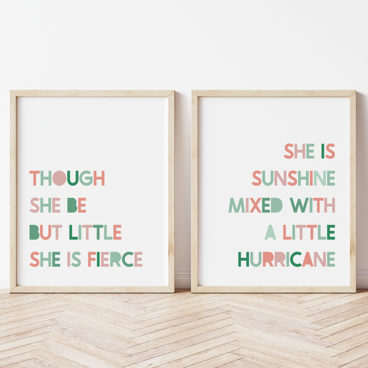 PRINT SET | Though She Be But Little & She is Sunshine