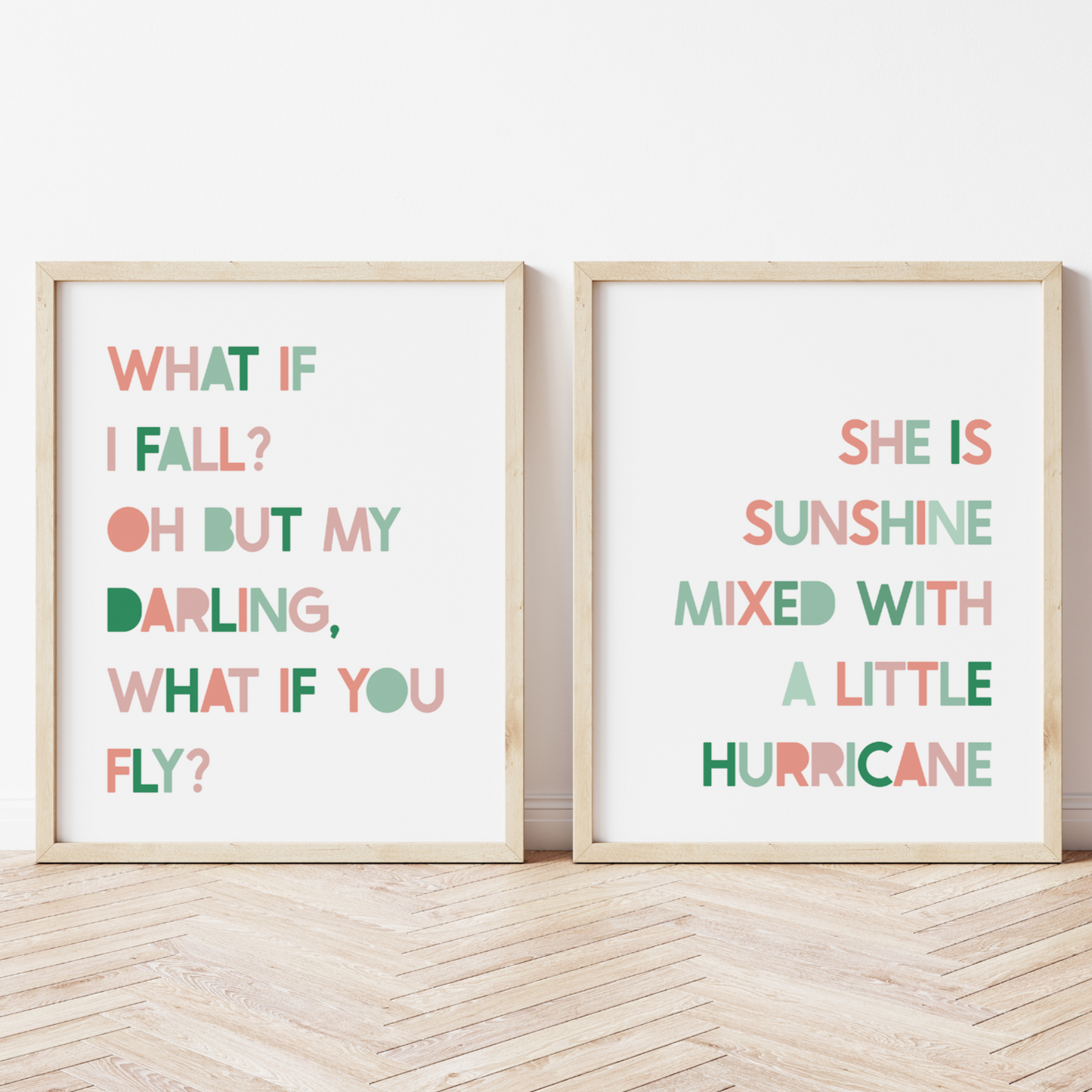 PRINT SET | What if I Fall? & She is Sunshine