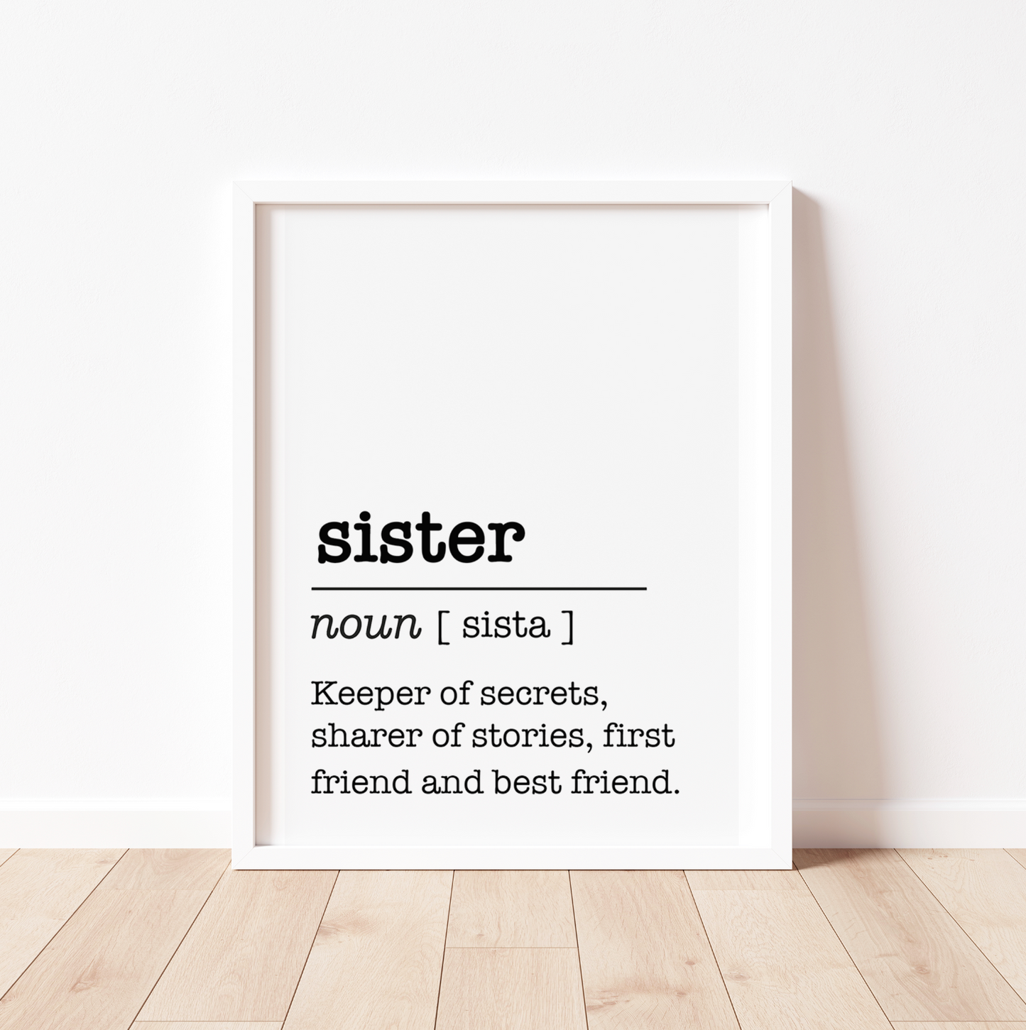 SISTER Definition Print