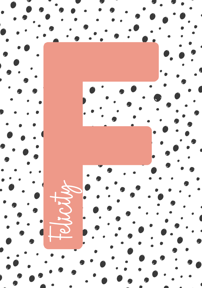 DOTTY NAMED INITIAL Print