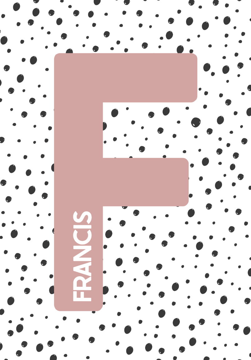 DOTTY NAMED INITIAL Print