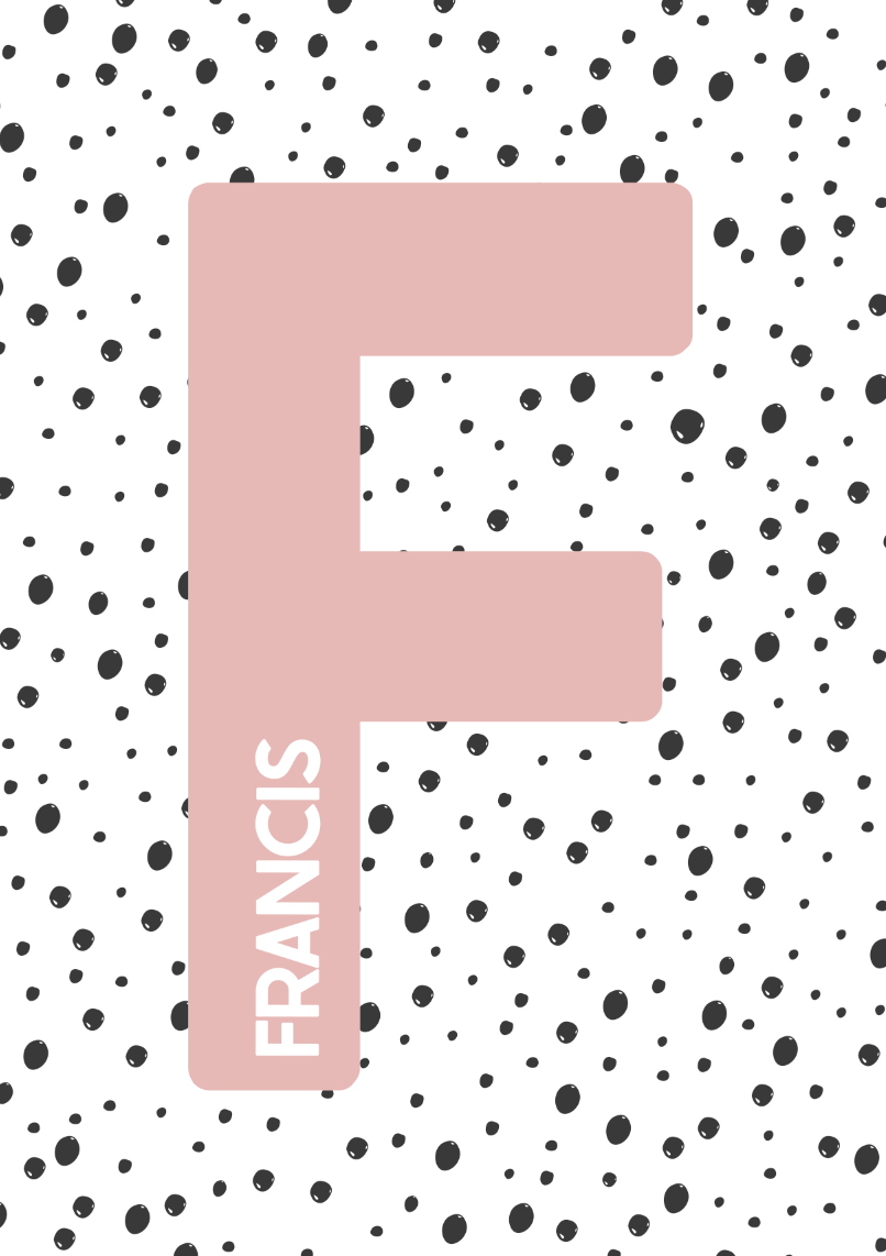DOTTY NAMED INITIAL Print