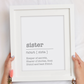 SISTER Definition Print