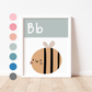 B IS FOR BEE - Alphabet Print