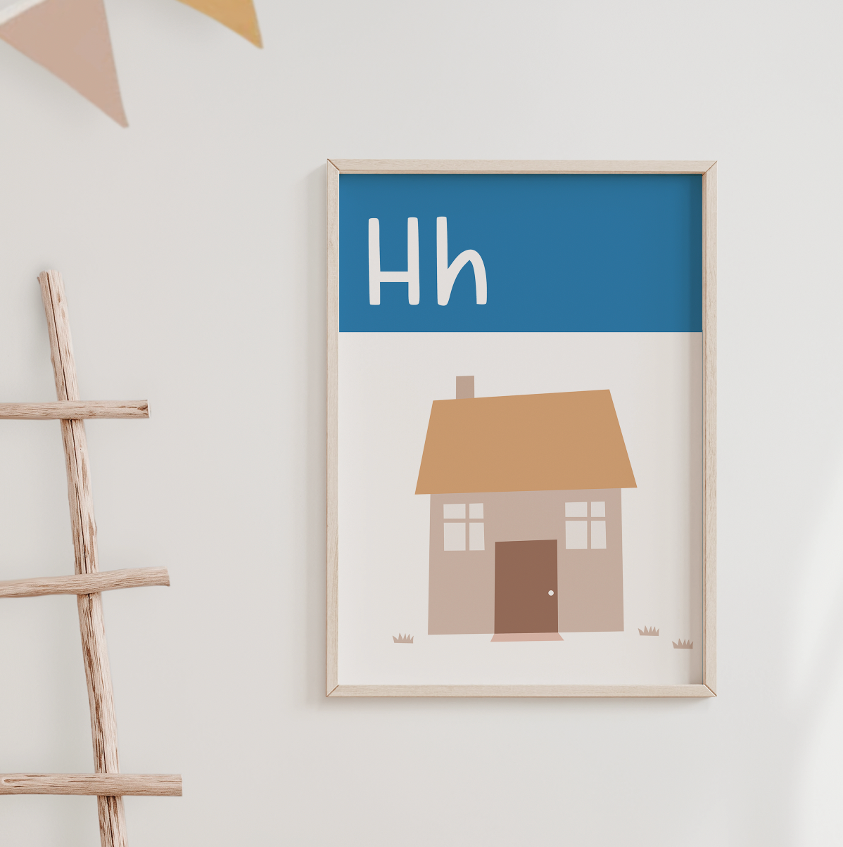 H IS FOR HOME - Alphabet Print