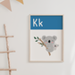 K IS FOR KOALA - Alphabet Print