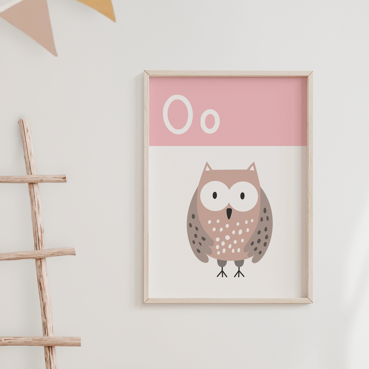 O IS FOR OWL - Alphabet Print