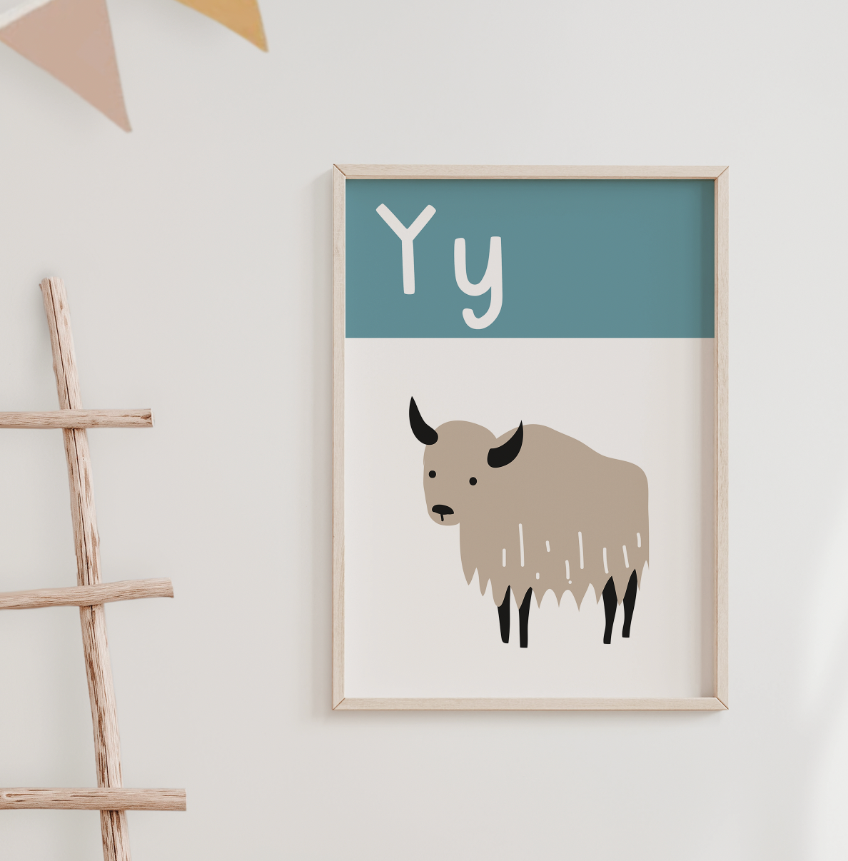 Y IS FOR YAK - Alphabet Print