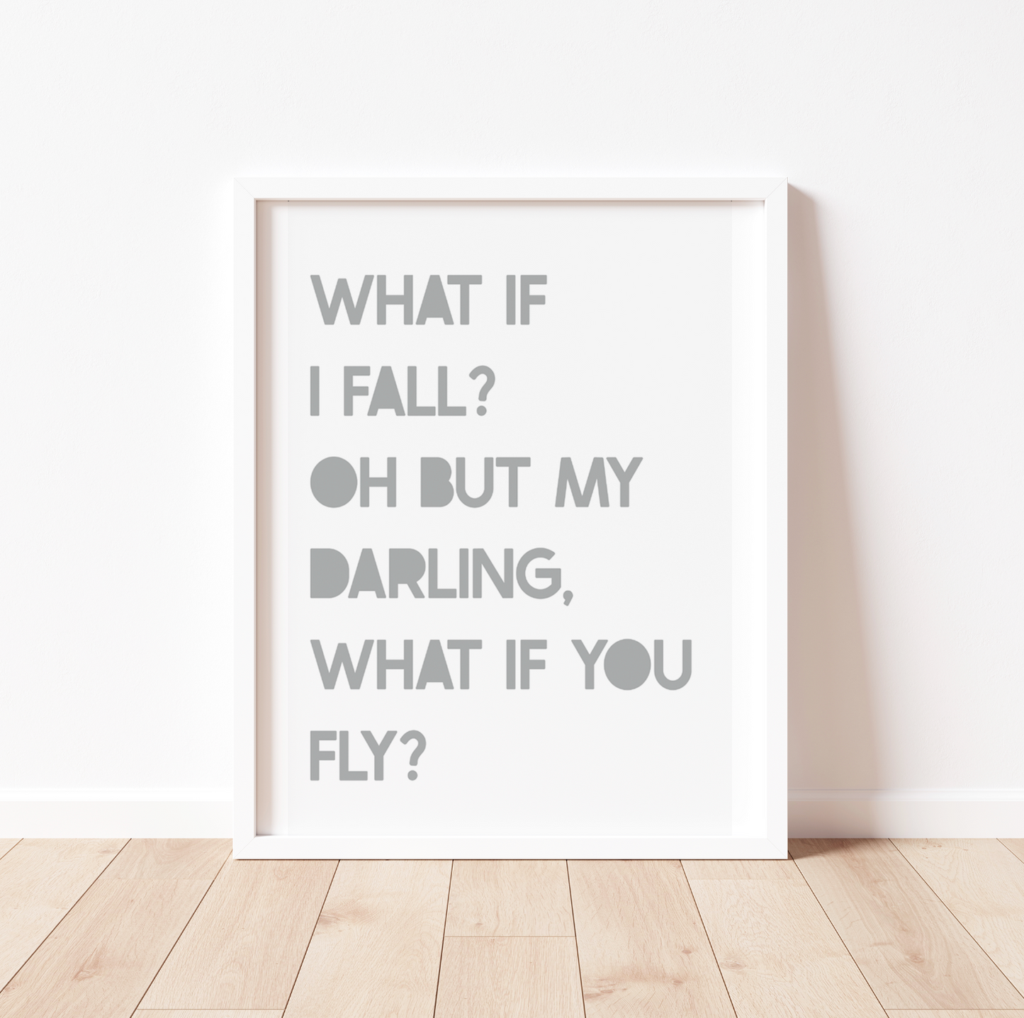 PRINT SET | What if I Fall? & She is Sunshine