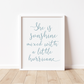 PRINT SET | Named Rainbow & She is Sunshine