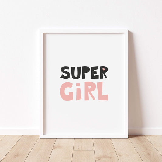 SUPER GIRL Print