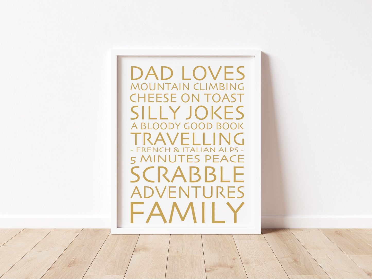 DAD LOVES Print