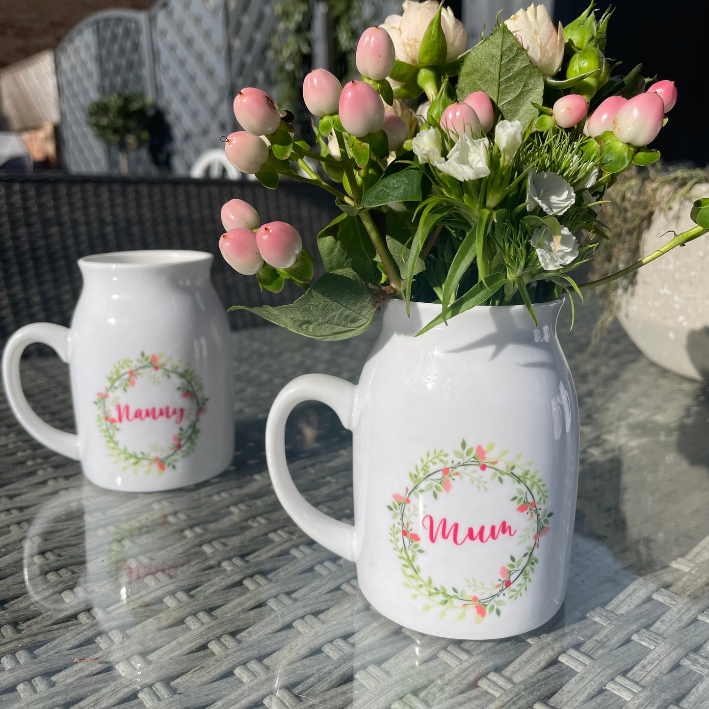 Personalised Mini Vase | Floral Design