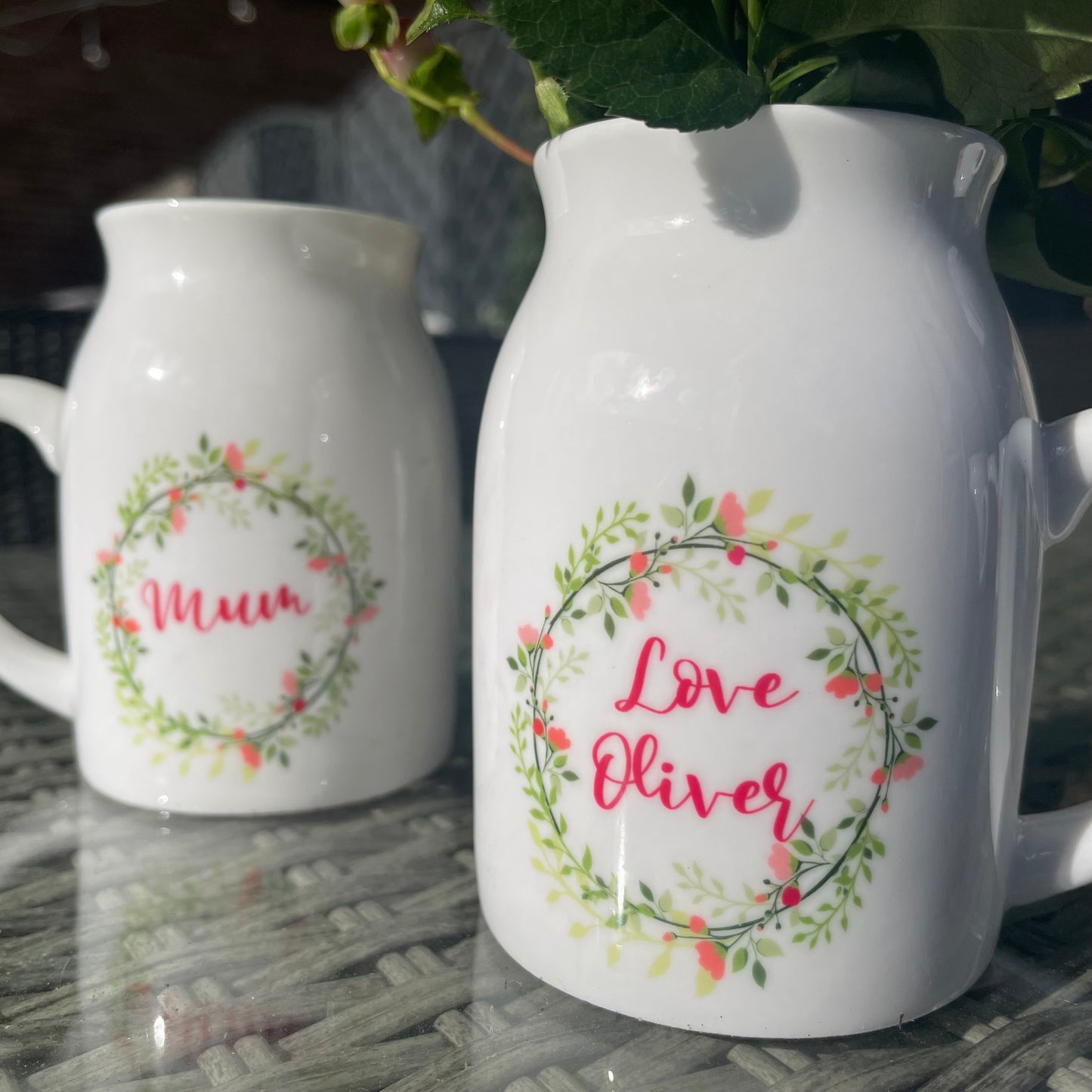Personalised Mini Vase | Floral Design