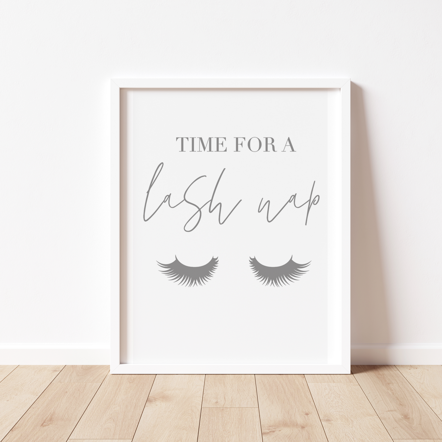 TIME FOR A LASH NAP Print